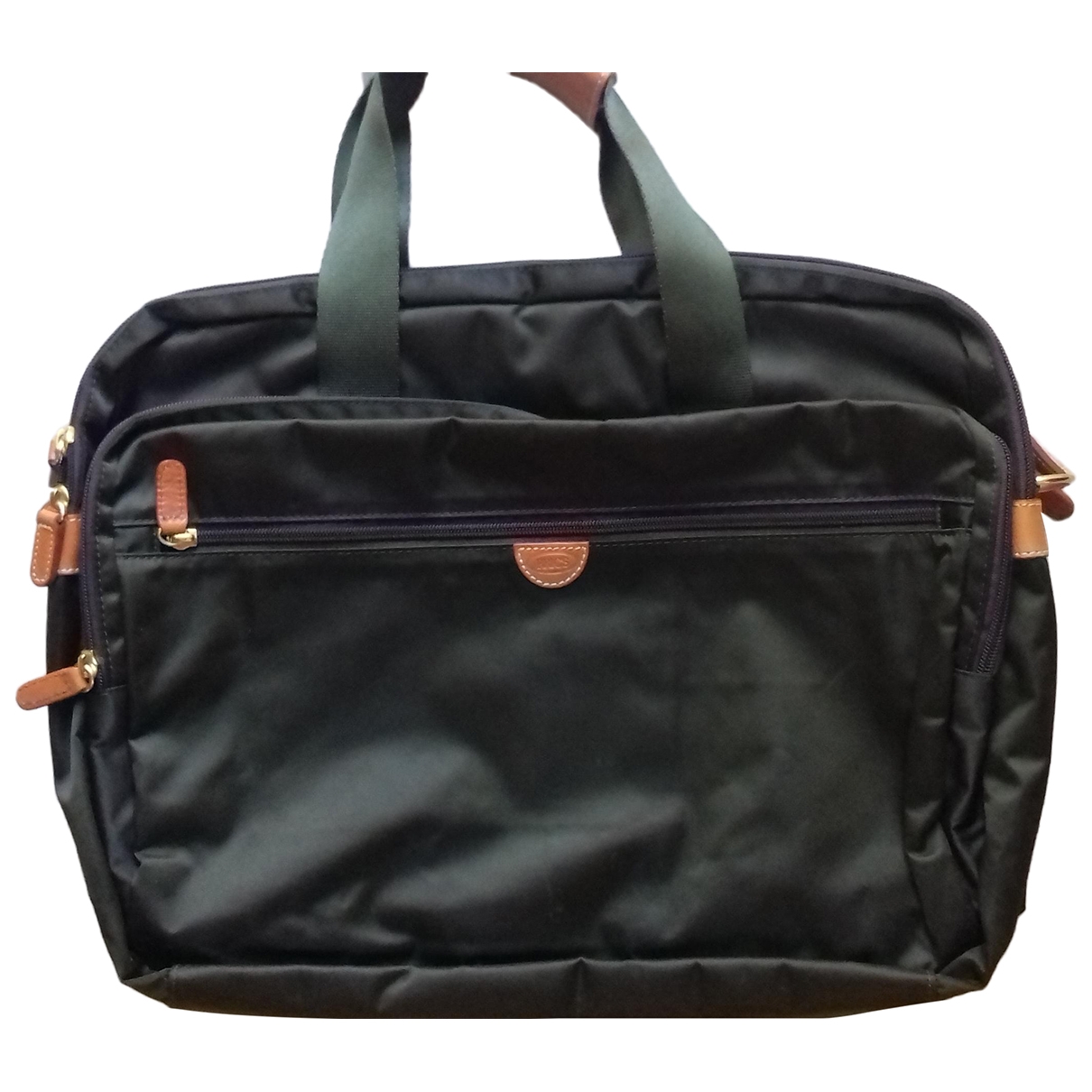 Cloth travel bag Bric's Khaki in Cloth 